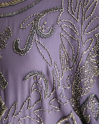 VESTIDO KAFTÁN LARGO BORDADO ABALORIOS
