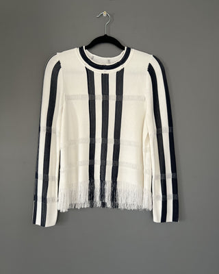 SWEATER ESTAMPADO ESCOCÉS FLECOS