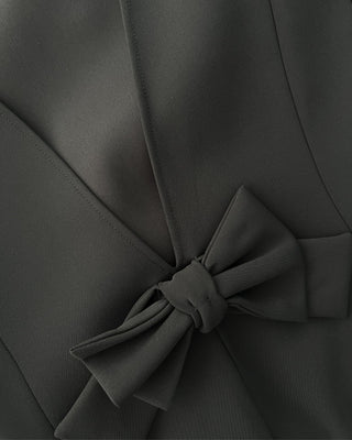 VESTIDO CORTO ESCOTE ESPALDA CINTA