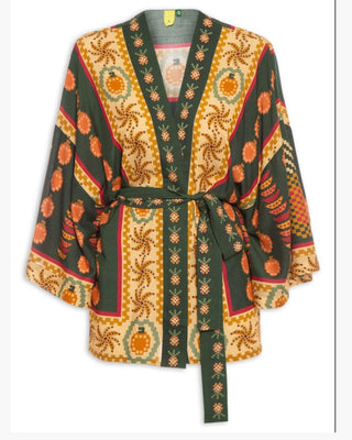 KIMONO CORTO ESTAMPADO
