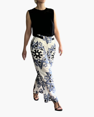 PANTALON TIRO ALTO MEZCLA LINO