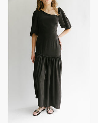 VESTIDO MAXI ASIMÉTRICO LAZO