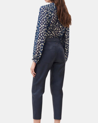 PANTALÓN CUERO AZUL