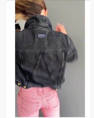 CHAQUETA DENIM BOTONES DORADOS