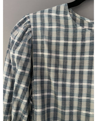 BLUSA CUADROS MEZCLA HILOS METALIZADOS