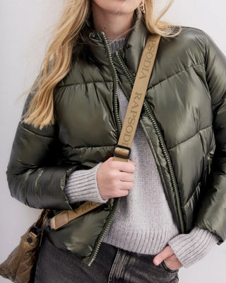 CHAQUETA PUFFER METALIZADA