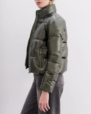 CHAQUETA PUFFER METALIZADA