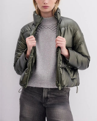 CHAQUETA PUFFER METALIZADA