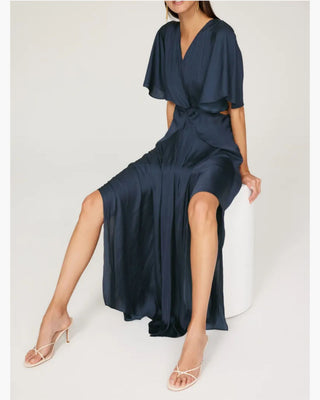 VESTIDO MAXI RENILINE MIDNIGHT BLUE