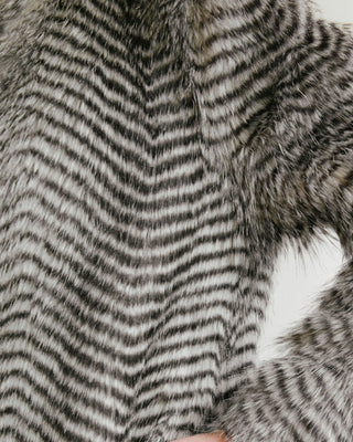 CHAQUETA EFECTO PELO ANIMAL PRINT
