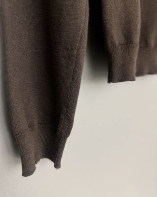SWEATER MEZCLA SEDA ALGODÓN BROWN