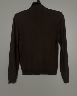 SWEATER MEZCLA SEDA ALGODÓN BROWN