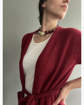 CARDIGAN MEZCLA LANA MOHAIR ALPACA