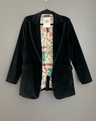 BLAZER VELVET SOIE