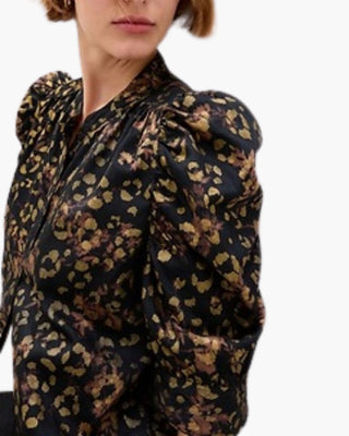 BLUSA GAP MANGA ABULLONADA ESTAMPADA