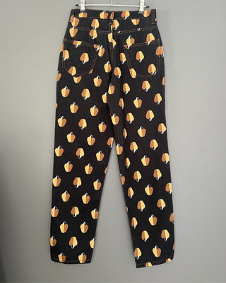 JEANS ESTAMPADO TIRO ALTO