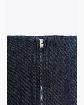 FALDA DENIM MIDI