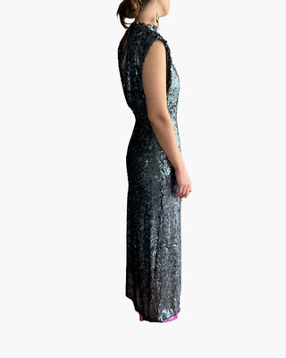 VESTIDO LARGO LENTEJUELAS